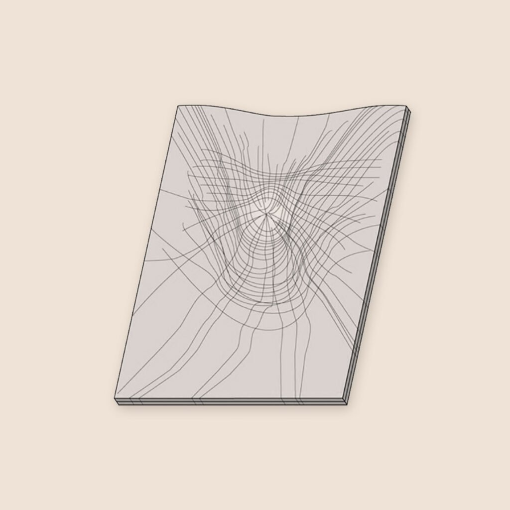 Laminerat glas med sprickmönster där skärvor hålls samman av en plastfilm.