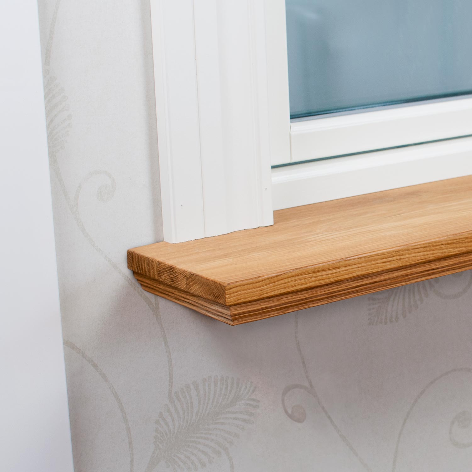 Integrerad vit fönsterbänk-4